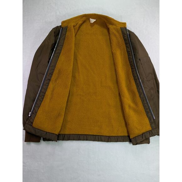 Great Lakes Jacket Small Brown w/Orange Sherpa Lining 60s/70s USA Vtg Rare - Picture 6 of 11